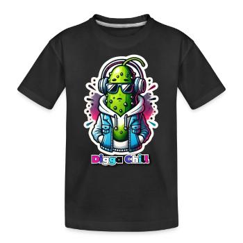 Digga Chill - T-shirt bio Premium Enfant - noir - Devant