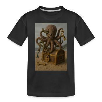 Calmar - T-shirt bio Premium Enfant - noir - Devant