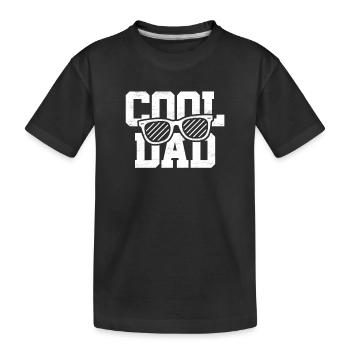 Cool papa - T-shirt bio Premium Enfant - noir - Devant