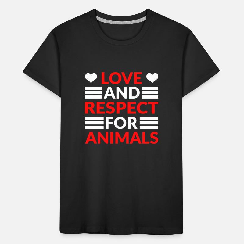 Respect Acceptation Tolérance Reconnaissance Validité T-shirt bio Premium Enfant
