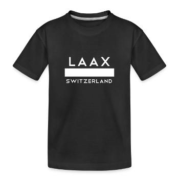 Lasx Snowboard Chemise de Ski Grisons - T-shirt bio Premium Enfant - noir - Devant