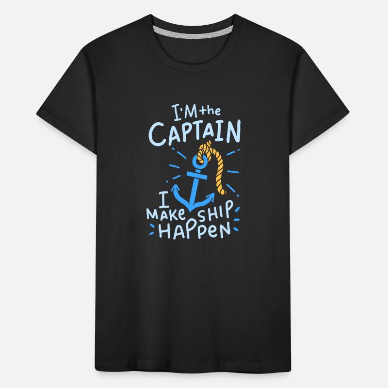 Boat Boating Boating Kids' Premium Organic T-Shirt
