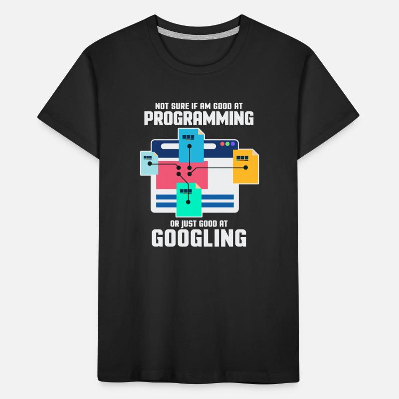 Programmierer Programmieren IT Computer Geschenk Kinder Premium Bio T-Shirt