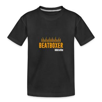 Beatboxer - limitierte Edition - Kinder Premium Bio T-Shirt - Schwarz - Vorne