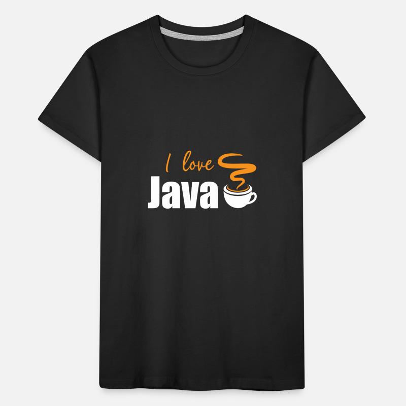 J'aime Java T-shirt bio Premium Enfant