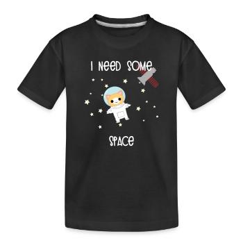 Chat scientifique - T-shirt bio Premium Enfant - noir - Devant