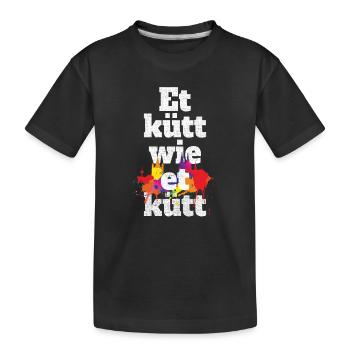 Köln Et Kütt Wie Et Kütt Kölner Grundgesetz Kölsch - Kids' Premium Organic T-Shirt - black - Front