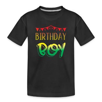 Joyeux anniversaire - T-shirt bio Premium Enfant - noir - Devant