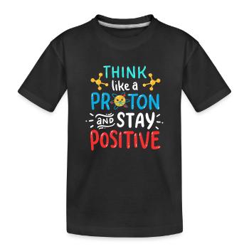 Étudiant chimiste chimiste - T-shirt bio Premium Enfant - noir - Devant
