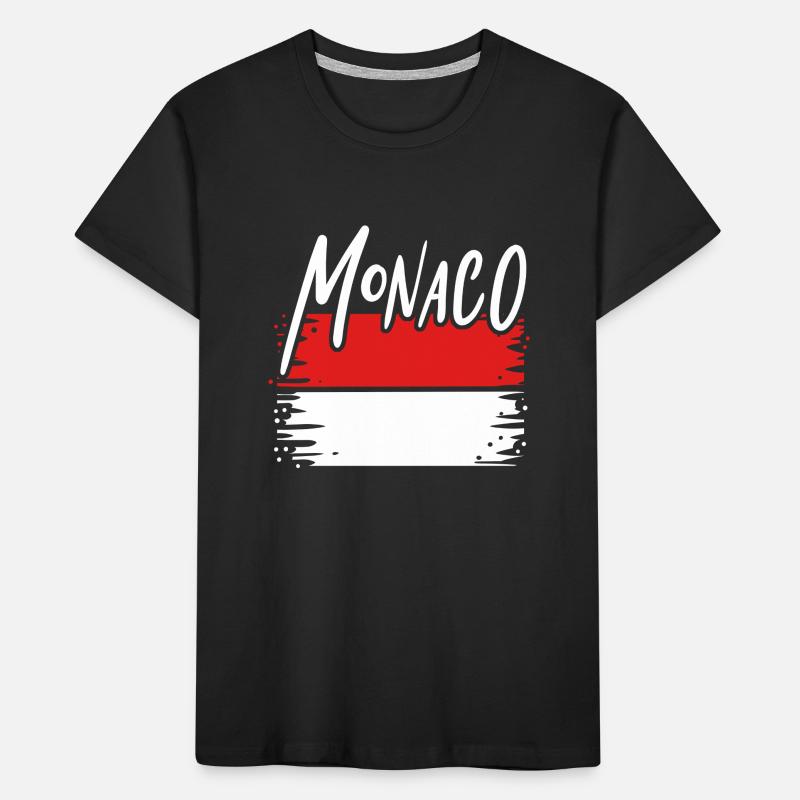Monaco Principality Kids' Premium Organic T-Shirt