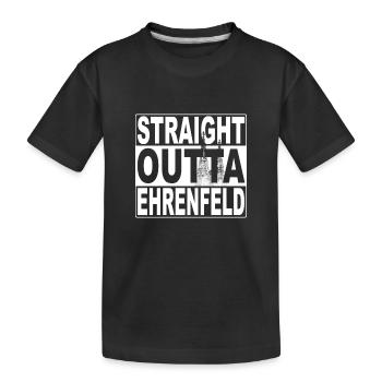 Straight Outta Ehrenfeld Cathédrale de Cologne Cologne Cologne - T-shirt bio Premium Enfant - noir - Devant