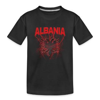 Albanie Aigle albanais - T-shirt bio Premium Enfant - noir - Devant