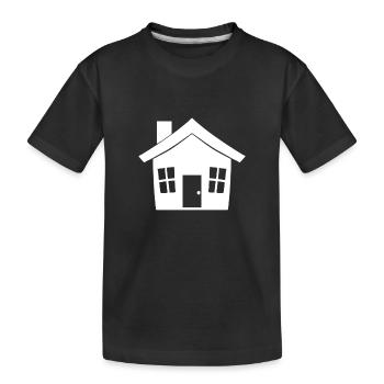 Maison - T-shirt bio Premium Enfant - noir - Devant