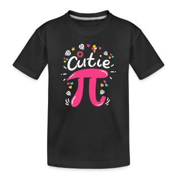 Pi jour Pi maths - T-shirt bio Premium Enfant - noir - Devant