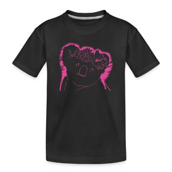 Koala Koala Bear - Kids' Premium Organic T-Shirt - black - Front