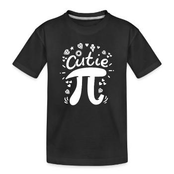Pi Pi Day Mathe - T-shirt bio Premium Enfant - noir - Devant