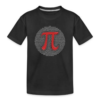 Pi Jour Pi Math - T-shirt bio Premium Enfant - noir - Devant