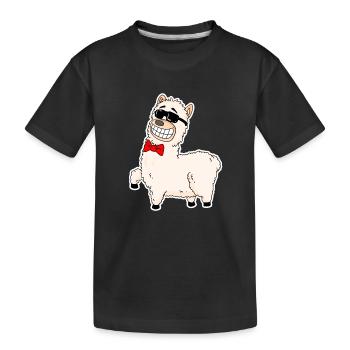 Alpagas - T-shirt bio Premium Enfant - noir - Devant