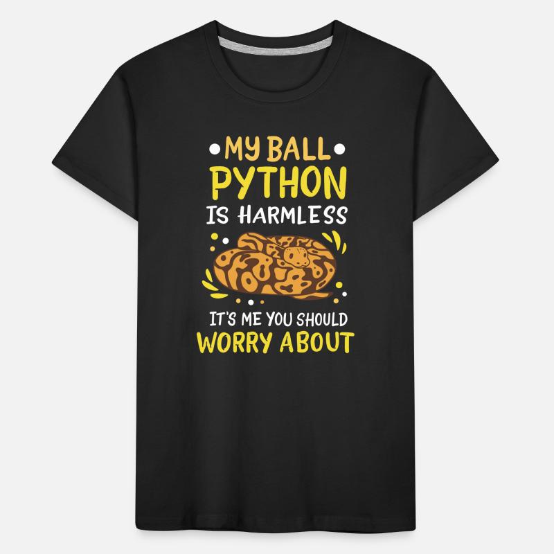Ball Python Kinder Premium Bio T-Shirt