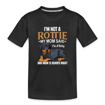 M. Rottweiler - T-shirt bio Premium Enfant - noir - Devant