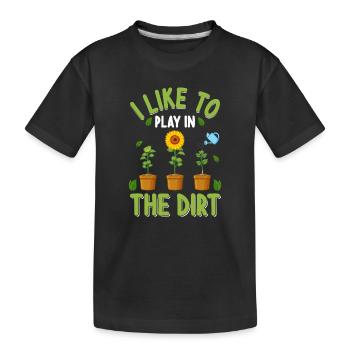 Jardinier - T-shirt bio Premium Enfant - noir - Devant