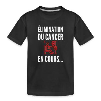 Élimination en cours – Avancer, simplement - T-shirt bio Premium Enfant - noir - Devant