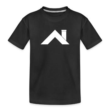 Maison toit - T-shirt bio Premium Enfant - noir - Devant