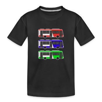 Bus - T-shirt bio Premium Enfant - noir - Devant