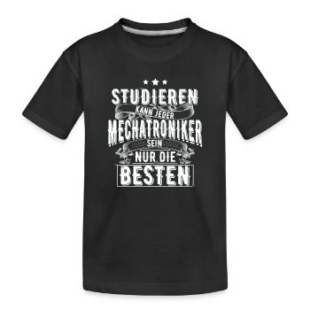 Mechatroniker - Kinder Premium Bio T-Shirt - Schwarz - Vorne