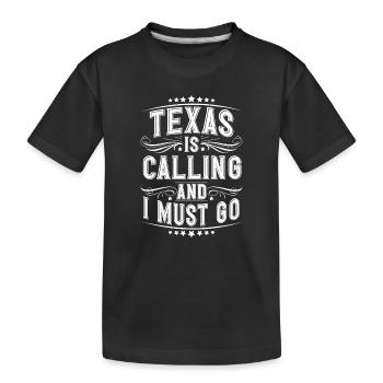 Texas - T-shirt bio Premium Enfant - noir - Devant