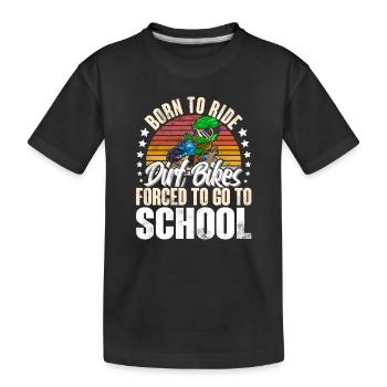 Motocross - T-shirt bio Premium Enfant - noir - Devant