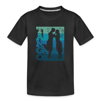 Tango Argentino Rétro Vintage Tango Vals Tango - T-shirt bio Premium Enfant - noir - Devant