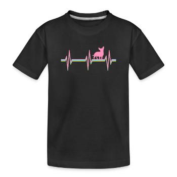 Chihuahua Chihuahua-Liebhaber - Kinder Premium Bio T-Shirt - Schwarz - Vorne