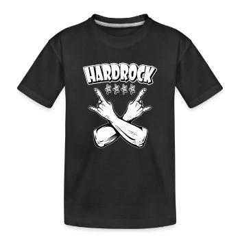 hardrock, musique, groupe, festival, concert, fête - T-shirt bio Premium Enfant - noir - Devant