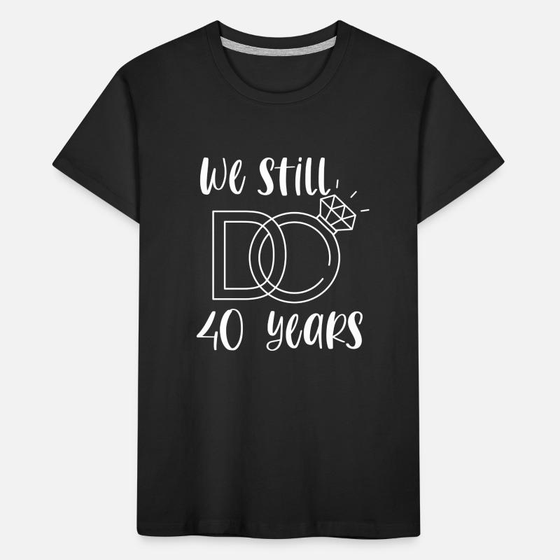 40e anniversaire de mariage Couples Ruby Anniversaire de mariage T-shirt bio Premium Enfant
