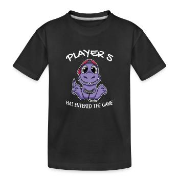 Troisième Baby Player 5 Bébé - T-shirt bio Premium Enfant - noir - Devant