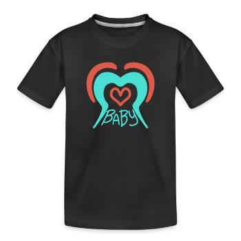 Bébé - T-shirt bio Premium Enfant - noir - Devant