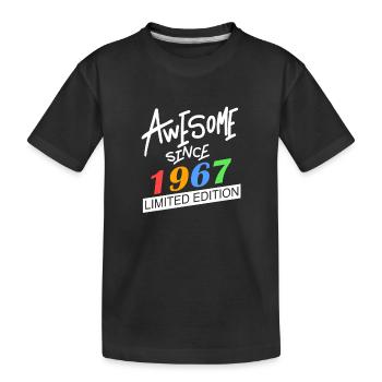 1967 - Né en 1967 - Fantastique depuis 1967 - T-shirt bio Premium Enfant - noir - Devant