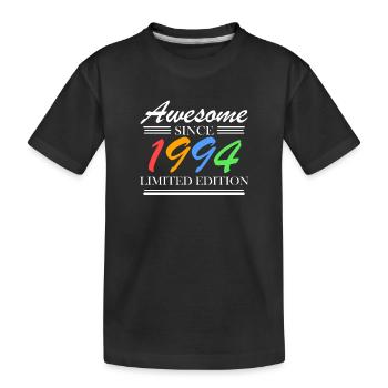 1994 - Jahrgang 1994 - Fantastisch seit 1994 - Kinder Premium Bio T-Shirt - Schwarz - Vorne