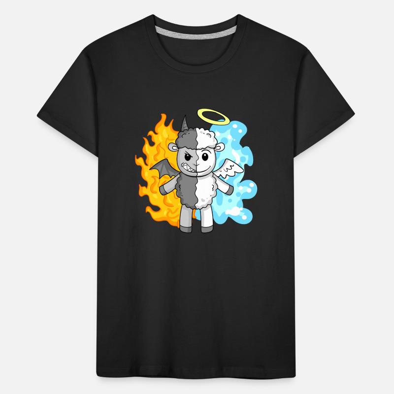 Sheep - Angels and Devils Kids' Premium Organic T-Shirt