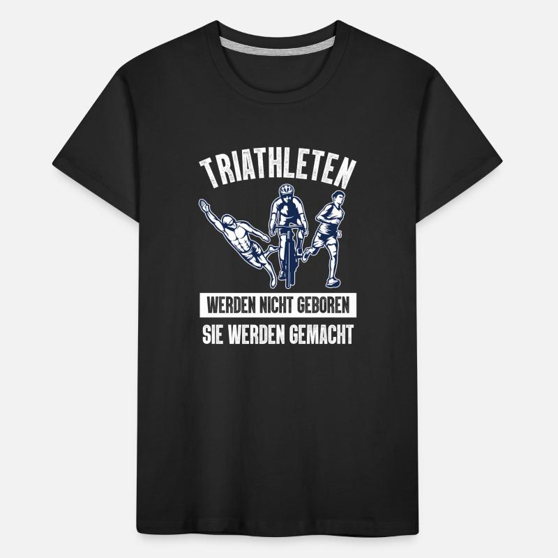 Les triathlètes ne deviendront pas triathlon T-shirt bio Premium Enfant