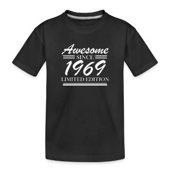 1969 - Kids' Premium Organic T-Shirt - black - Front