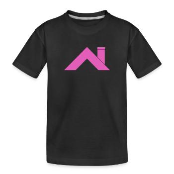 Toit de la maison - T-shirt bio Premium Enfant - noir - Devant