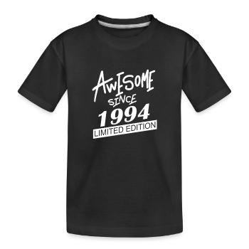 1994 - Jahrgang 1994 - Fantastisch seit 1994 - Kinder Premium Bio T-Shirt - Schwarz - Vorne