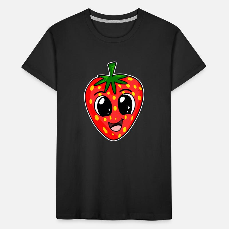 Erdbeere Erdbeeren Kinder Premium Bio T-Shirt
