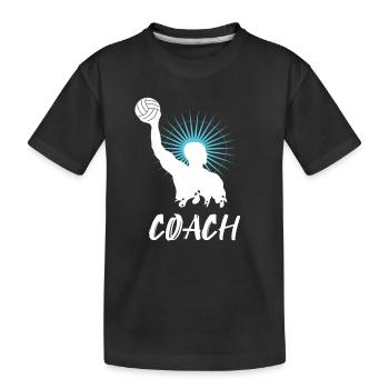 Entraîneur de water-polo water-polo - T-shirt bio Premium Enfant - noir - Devant