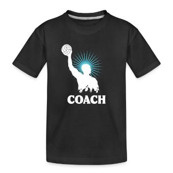 Entraîneur de water-polo water-polo - T-shirt bio Premium Enfant - noir - Devant
