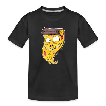 Pizza Zombie - T-shirt bio Premium Enfant - noir - Devant