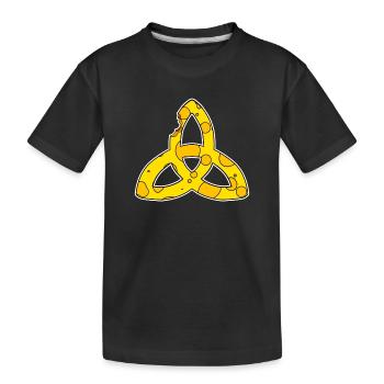 Symbole celtique Symbole Triqueta - T-shirt bio Premium Enfant - noir - Devant