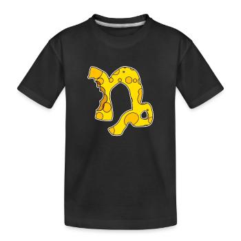 Zodiac sign Capricorn symbol - Kids' Premium Organic T-Shirt - black - Front